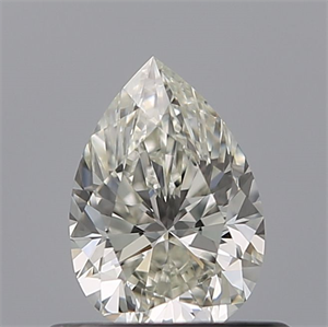 Picture of Natural Diamond 0.50 Carats, Pear with  Cut, H Color, VVS1 Clarity and Certified by IGI