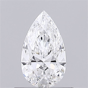 Picture of Natural Diamond 0.40 Carats, Pear with  Cut, E Color, SI1 Clarity and Certified by GIA