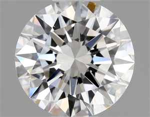Picture of Natural Diamond 0.41 Carats, Round with Excellent Cut, H Color, VS1 Clarity and Certified by GIA