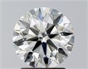Natural Diamond 2.06 Carats, Round with Excellent Cut, I Color, VS2 Clarity and Certified by GIA