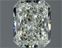 Natural Diamond 0.71 Carats, Radiant with  Cut, J Color, VS1 Clarity and Certified by IGI