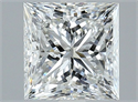 Natural Diamond 3.01 Carats, Princess with  Cut, G Color, SI1 Clarity and Certified by GIA