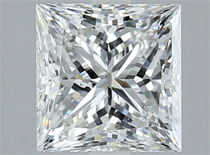 Picture of Natural Diamond 3.01 Carats, Princess with  Cut, G Color, SI1 Clarity and Certified by GIA
