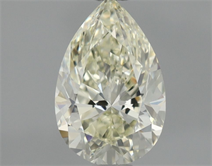 Picture of Natural Diamond 0.90 Carats, Pear with  Cut, K Color, VVS2 Clarity and Certified by IGI