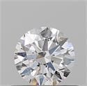 Diamante Natural 0.50 quilates, Redondo , Color D, claridad SI1 y certificado GIA