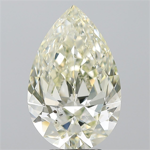 Picture of Natural Diamond 5.02 Carats, Pear with  Cut, K Color, SI2 Clarity and Certified by IGI