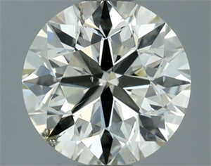 Picture of Natural Diamond 0.70 Carats, Round with Excellent Cut, K Color, SI1 Clarity and Certified by IGI