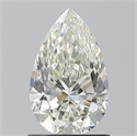 Natural Diamond 1.09 Carats, Pear with  Cut, H Color, VS1 Clarity and Certified by IGI