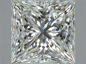 Foto Diamante Natural 2.50 quilates, Princesa , Color J, claridad VVS2 y certificado GIA de