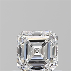 Foto Diamante Natural 0.71 quilates, Asscher , Color E, claridad VS2 y certificado GIA de