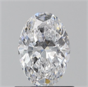 Diamante Natural 0.75 quilates, Ovalado , Color D, claridad SI1 y certificado GIA