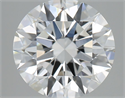 Del inventario de diamantes de laboratorio, 2.47 quilates, Redondo , Color F, claridad VS1 y certificado IGI