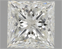 1.01 Carats, Princess Diamond with  Cut, J Color, VS2 Clarity and Certified by GIA