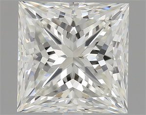 Picture of 1.01 Carats, Princess Diamond with  Cut, J Color, VS2 Clarity and Certified by GIA