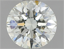 Diamante Natural 0.75 quilates, Redondo , Color L, claridad SI1 y certificado GIA