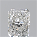 Natural Diamond 0.70 Carats, Radiant with  Cut, G Color, VVS2 Clarity and Certified by GIA