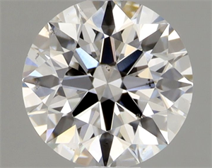 Foto Diamante Natural 0.40 quilates, Redondo , Color F, claridad SI1 y certificado GIA de