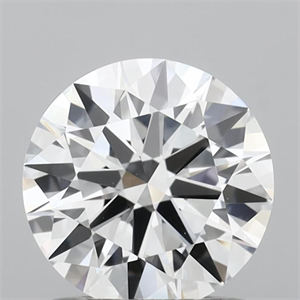 Picture of Lab Grown Diamond 1.03 Carats, Round with Ideal Cut, D Color, VVS1 Clarity and Certified by IGI