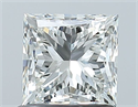 Natural Diamond 1.01 Carats, Princess with  Cut, I Color, VVS2 Clarity and Certified by GIA