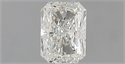 Natural Diamond 0.50 Carats, Radiant with  Cut, I Color, VVS1 Clarity and Certified by GIA