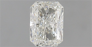 Picture of Natural Diamond 0.50 Carats, Radiant with  Cut, I Color, VVS1 Clarity and Certified by GIA