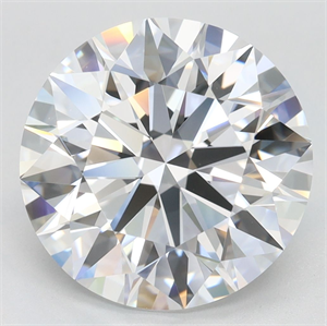 Picture of Lab Grown Diamond 5.04 Carats, Round with Excellent Cut, D Color, IF Clarity and Certified by GIA