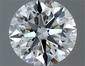 Picture of Natural Diamond 0.70 Carats, Round with Excellent Cut, G Color, VS2 Clarity and Certified by IGI