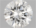 Natural Diamond 1.00 Carats, Round with Very Good Cut, J Color, SI2 Clarity and Certified by HRD