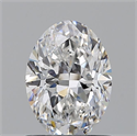 Natural Diamond 0.70 Carats, Oval with  Cut, D Color, VS1 Clarity and Certified by GIA