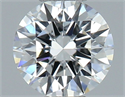 Diamante Natural 0.46 quilates, Redondo , Color E, claridad VVS1 y certificado GIA