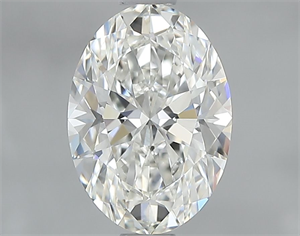 Picture of Natural Diamond 1.04 Carats, Oval with  Cut, H Color, VVS1 Clarity and Certified by GIA