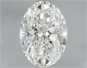 Natural Diamond 1.04 Carats, Oval with  Cut, H Color, VVS1 Clarity and Certified by GIA