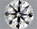 Natural Diamond 0.71 Carats, Round with Very Good Cut, I Color, SI1 Clarity and Certified by GIA