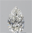 Natural Diamond 0.70 Carats, Pear with  Cut, I Color, VS1 Clarity and Certified by GIA