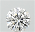 Del inventario de diamantes de laboratorio, 1.04 quilates, Redondo , Color D, claridad VVS2 y certificado IGI