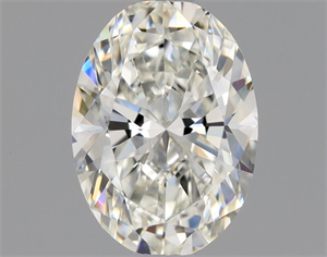 Picture of Natural Diamond 0.53 Carats, Oval with  Cut, H Color, VVS1 Clarity and Certified by GIA