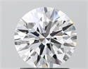 Lab Grown Diamond 1.52 Carats, Round with Ideal Cut, F Color, SI1 Clarity and Certified by IGI