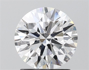 Picture of Lab Grown Diamond 1.52 Carats, Round with Ideal Cut, F Color, SI1 Clarity and Certified by IGI