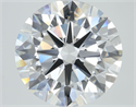 Lab Grown Diamond 1.01 Carats, Round with Ideal Cut, E Color, VS2 Clarity and Certified by IGI