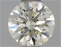Natural Diamond 0.40 Carats, Round with Very Good Cut, K Color, VS2 Clarity and Certified by IGI