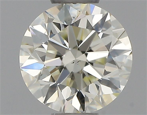 Picture of Natural Diamond 0.40 Carats, Round with Very Good Cut, K Color, VS2 Clarity and Certified by IGI