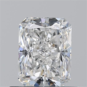 Picture of Natural Diamond 0.70 Carats, Radiant with  Cut, E Color, VS2 Clarity and Certified by GIA