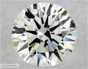 Foto Diamante Natural 0.50 quilates, Redondo , Color I, claridad VS1 y certificado GIA de