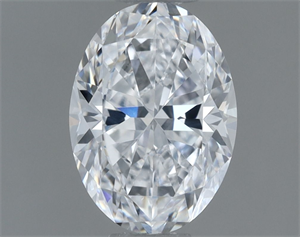 Picture of Natural Diamond 0.80 Carats, Oval with  Cut, D Color, SI1 Clarity and Certified by GIA