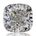 Natural Diamond 0.55 Carats, Cushion with  Cut, H Color, SI1 Clarity and Certified by GIA