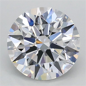 Picture of Lab Grown Diamond 1.23 Carats, Round with Ideal Cut, D Color, VS1 Clarity and Certified by IGI