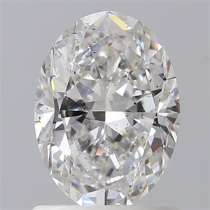 Picture of Natural Diamond 1.00 Carats, Oval with  Cut, E Color, SI2 Clarity and Certified by GIA