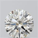Natural Diamond 1.10 Carats, Round with Excellent Cut, K Color, SI1 Clarity and Certified by GIA