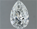 Natural Diamond 0.81 Carats, Pear with  Cut, H Color, SI2 Clarity and Certified by GIA