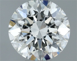 Foto Diamante Natural 0.50 quilates, Redondo , Color F, claridad VS2 y certificado GIA de